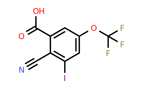 1806267-65-1 | 2-Cyano-3-iodo-5-(trifluoromethoxy)benzoic acid