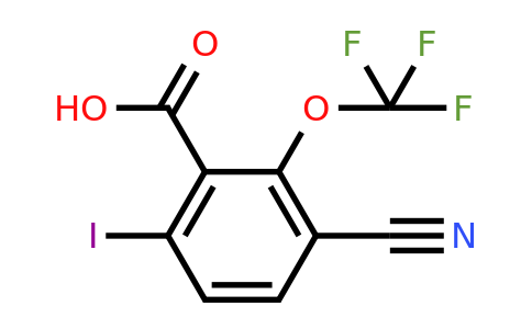 1806267-67-3 | 3-Cyano-6-iodo-2-(trifluoromethoxy)benzoic acid