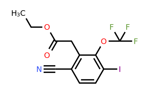 1806267-87-7 | Ethyl 6-cyano-3-iodo-2-(trifluoromethoxy)phenylacetate