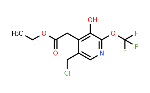 1806267-91-3 | Ethyl 5-(chloromethyl)-3-hydroxy-2-(trifluoromethoxy)pyridine-4-acetate