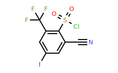 1806267-92-4 | 2-Cyano-4-iodo-6-(trifluoromethyl)benzenesulfonylchloride