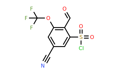 1806268-75-6 | 5-Cyano-2-formyl-3-(trifluoromethoxy)benzenesulfonylchloride