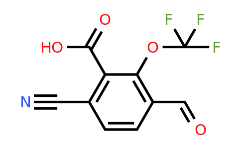 1806268-80-3 | 6-Cyano-3-formyl-2-(trifluoromethoxy)benzoic acid
