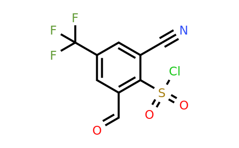 1806269-07-7 | 2-Cyano-6-formyl-4-(trifluoromethyl)benzenesulfonylchloride
