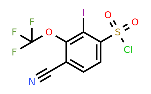 1806269-09-9 | 4-Cyano-2-iodo-3-(trifluoromethoxy)benzenesulfonylchloride