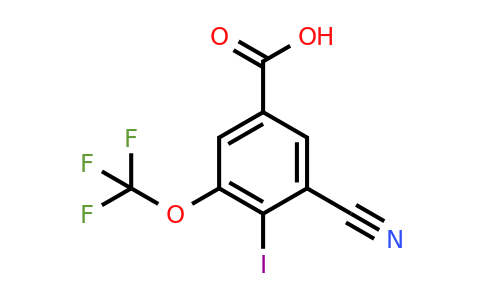 1806269-21-5 | 3-Cyano-4-iodo-5-(trifluoromethoxy)benzoic acid
