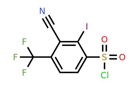 1806269-75-9 | 3-Cyano-2-iodo-4-(trifluoromethyl)benzenesulfonylchloride