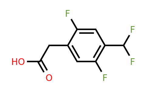 1806269-93-1 | 2,5-Difluoro-4-(difluoromethyl)phenylacetic acid