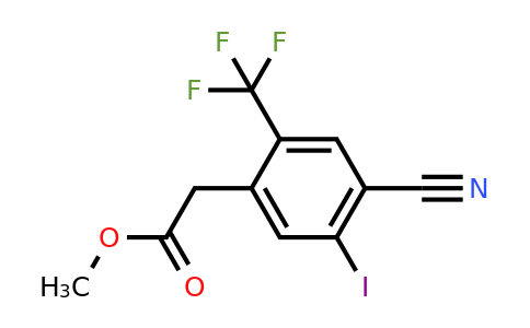 1806270-08-5 | Methyl 4-cyano-5-iodo-2-(trifluoromethyl)phenylacetate