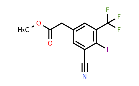 1806270-27-8 | Methyl 3-cyano-4-iodo-5-(trifluoromethyl)phenylacetate