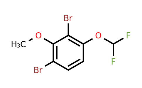 1806270-33-6 | 2,6-Dibromo-3-(difluoromethoxy)anisole