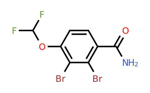 1806270-43-8 | 2,3-Dibromo-4-(difluoromethoxy)benzamide