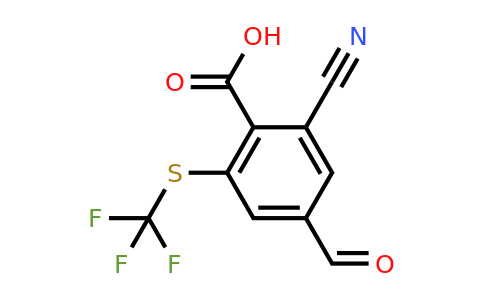 1806270-44-9 | 2-Cyano-4-formyl-6-(trifluoromethylthio)benzoic acid