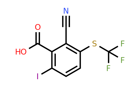 1806270-48-3 | 2-Cyano-6-iodo-3-(trifluoromethylthio)benzoic acid