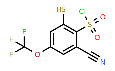 1806270-67-6 | 2-Cyano-6-mercapto-4-(trifluoromethoxy)benzenesulfonylchloride