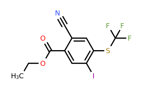 1806270-83-6 | Ethyl 2-cyano-5-iodo-4-(trifluoromethylthio)benzoate