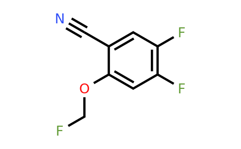 1806271-32-8 | 4,5-Difluoro-2-(fluoromethoxy)benzonitrile