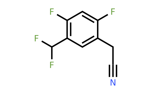 1806271-72-6 | 2,4-Difluoro-5-(difluoromethyl)phenylacetonitrile