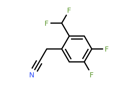 1806271-82-8 | 4,5-Difluoro-2-(difluoromethyl)phenylacetonitrile