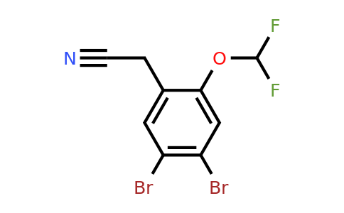 1806272-12-7 | 4,5-Dibromo-2-(difluoromethoxy)phenylacetonitrile