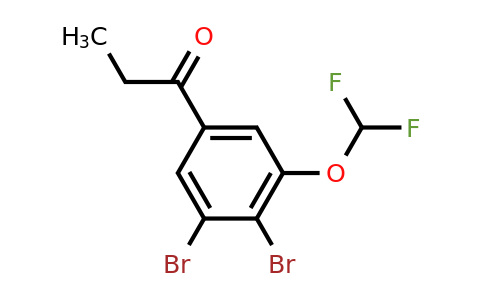 1806272-35-4 | 3',4'-Dibromo-5'-(difluoromethoxy)propiophenone