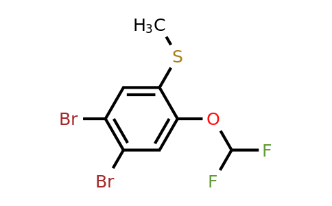 1806272-50-3 | 4,5-Dibromo-2-(difluoromethoxy)thioanisole