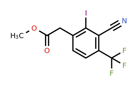 1806272-63-8 | Methyl 3-cyano-2-iodo-4-(trifluoromethyl)phenylacetate