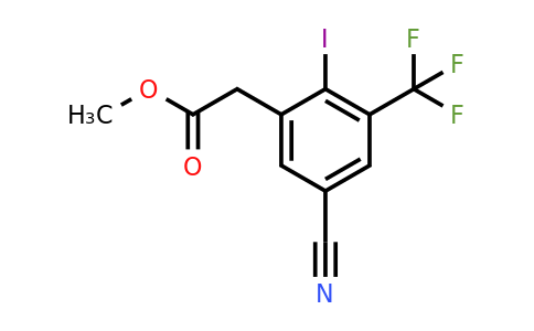 1806272-71-8 | Methyl 5-cyano-2-iodo-3-(trifluoromethyl)phenylacetate