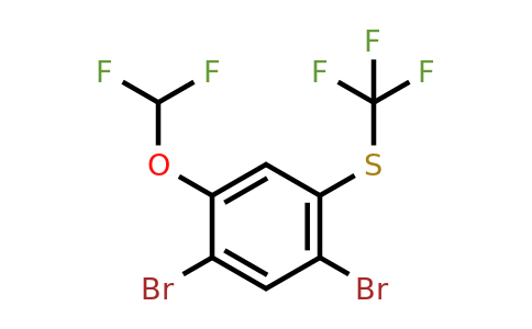 1806272-81-0 | 1,5-Dibromo-2-difluoromethoxy-4-(trifluoromethylthio)benzene