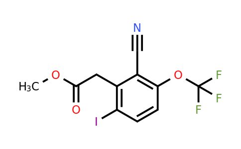 1806272-82-1 | Methyl 2-cyano-6-iodo-3-(trifluoromethoxy)phenylacetate