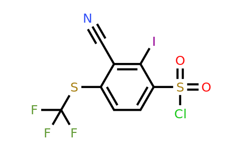 1806273-05-1 | 3-Cyano-2-iodo-4-(trifluoromethylthio)benzenesulfonylchloride