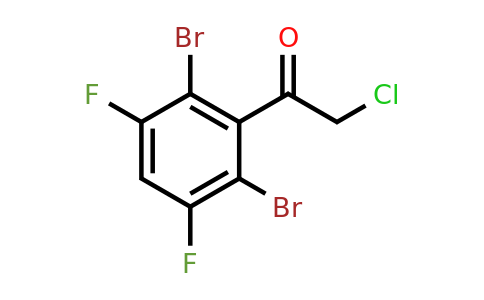 1806273-13-1 | 2',6'-Dibromo-3',5'-difluorophenacyl chloride