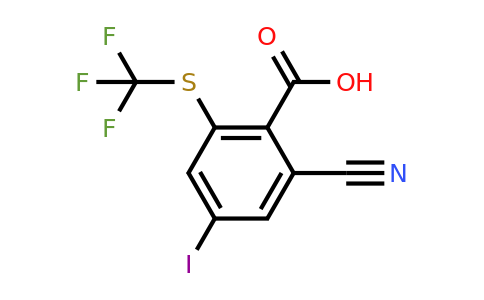 1806273-19-7 | 2-Cyano-4-iodo-6-(trifluoromethylthio)benzoic acid