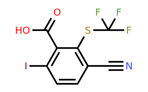 1806273-23-3 | 3-Cyano-6-iodo-2-(trifluoromethylthio)benzoic acid