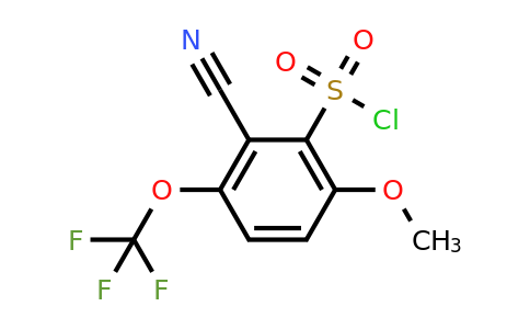 1806273-33-5 | 2-Cyano-6-methoxy-3-(trifluoromethoxy)benzenesulfonylchloride