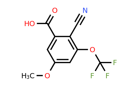 1806273-56-2 | 2-Cyano-5-methoxy-3-(trifluoromethoxy)benzoic acid