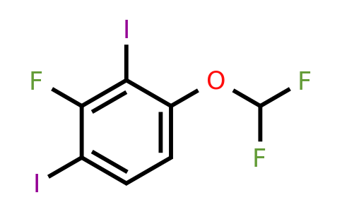 1806274-03-2 | 1-Difluoromethoxy-2,4-diiodo-3-fluorobenzene