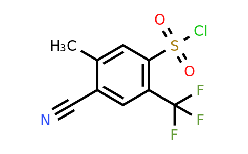 1806274-56-5 | 4-Cyano-5-methyl-2-(trifluoromethyl)benzenesulfonyl chloride