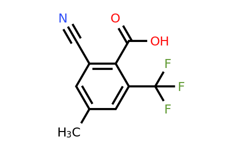 1806274-64-5 | 2-Cyano-4-methyl-6-(trifluoromethyl)benzoic acid