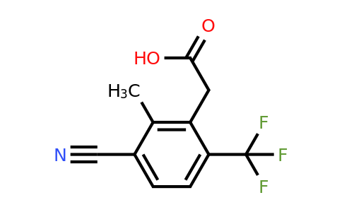 1806275-00-2 | 3-Cyano-2-methyl-6-(trifluoromethyl)phenylacetic acid