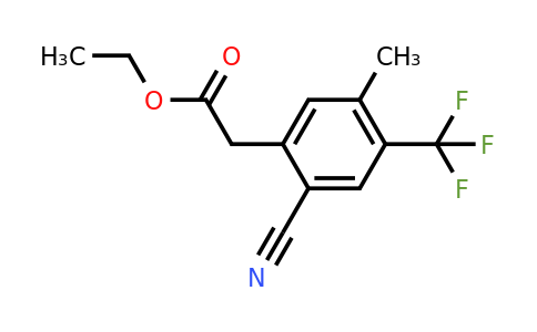 1806275-10-4 | Ethyl 2-cyano-5-methyl-4-(trifluoromethyl)phenylacetate