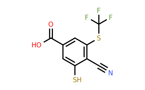 1806275-30-8 | 4-Cyano-3-mercapto-5-(trifluoromethylthio)benzoic acid