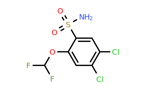 1806275-39-7 | 4,5-Dichloro-2-(difluoromethoxy)benzenesulfonamide