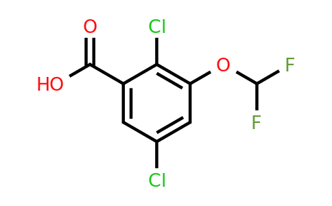 1806275-57-9 | 2,5-Dichloro-3-(difluoromethoxy)benzoic acid