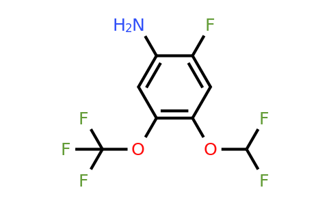 1806276-01-6 | 4-Difluoromethoxy-2-fluoro-5-(trifluoromethoxy)aniline