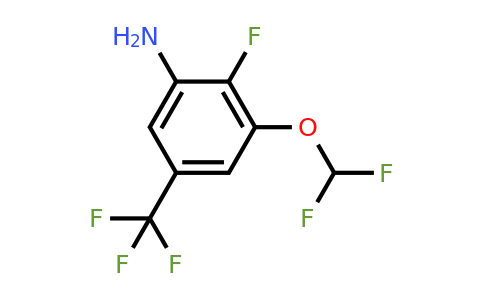 1806276-35-6 | 3-Difluoromethoxy-2-fluoro-5-(trifluoromethyl)aniline