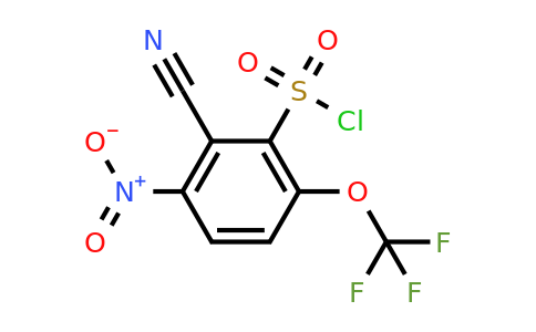 1806276-69-6 | 2-Cyano-3-nitro-6-(trifluoromethoxy)benzenesulfonylchloride