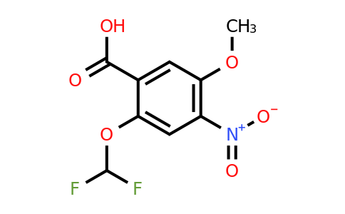 1806276-70-9 | 2-Difluoromethoxy-5-methoxy-4-nitrobenzoic acid