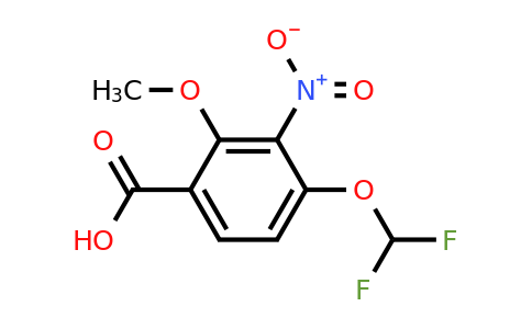 1806276-77-6 | 4-Difluoromethoxy-2-methoxy-3-nitrobenzoic acid