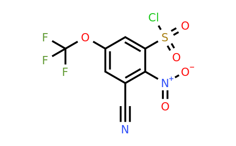 1806276-78-7 | 3-Cyano-2-nitro-5-(trifluoromethoxy)benzenesulfonylchloride